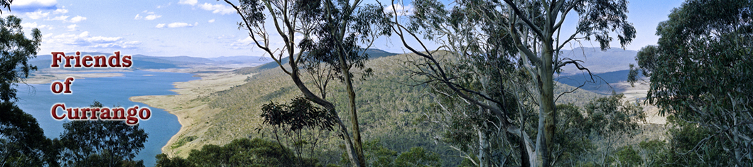 Above dam wall